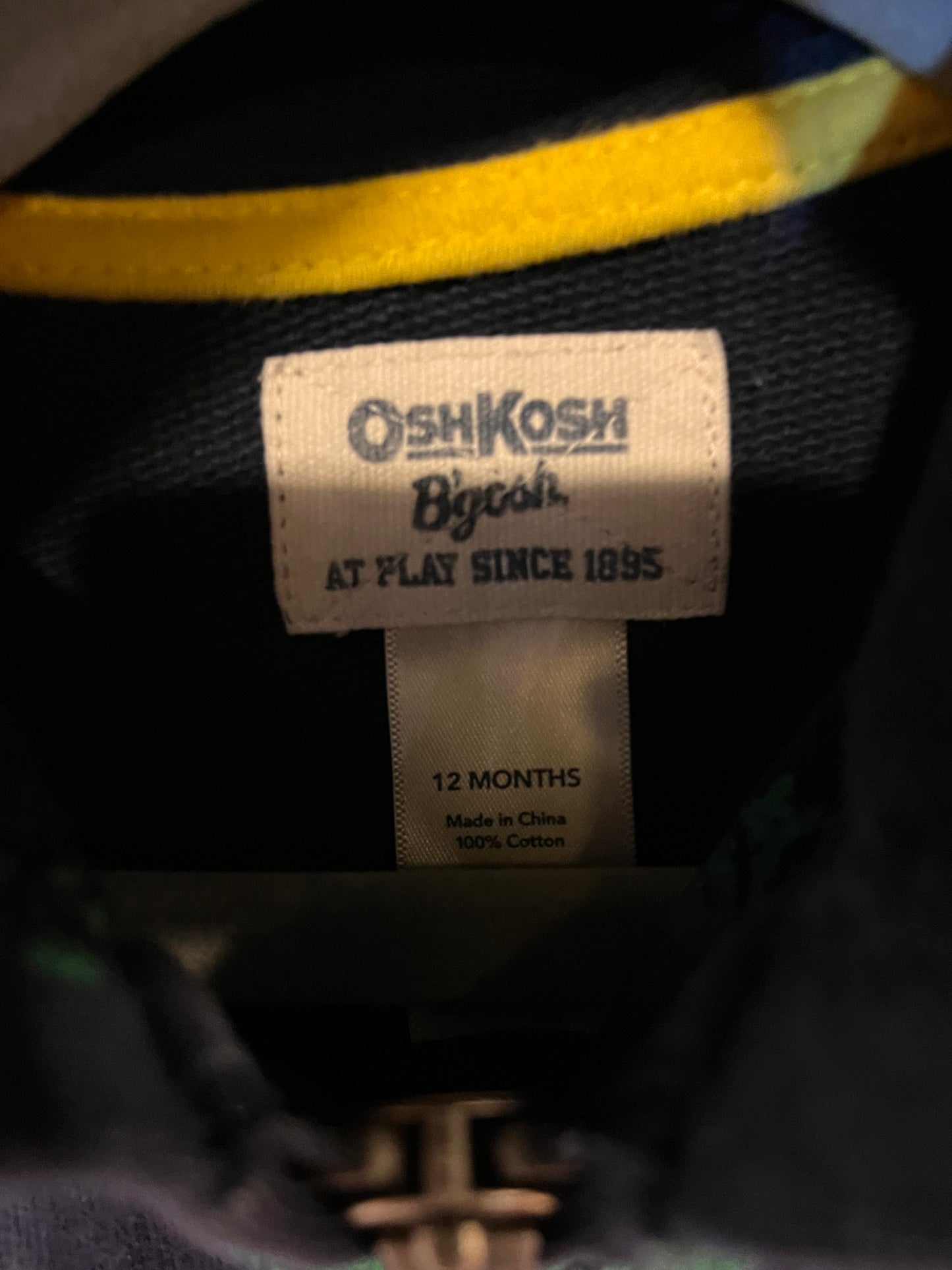 OshKosh Turtle Hoodie (12M)