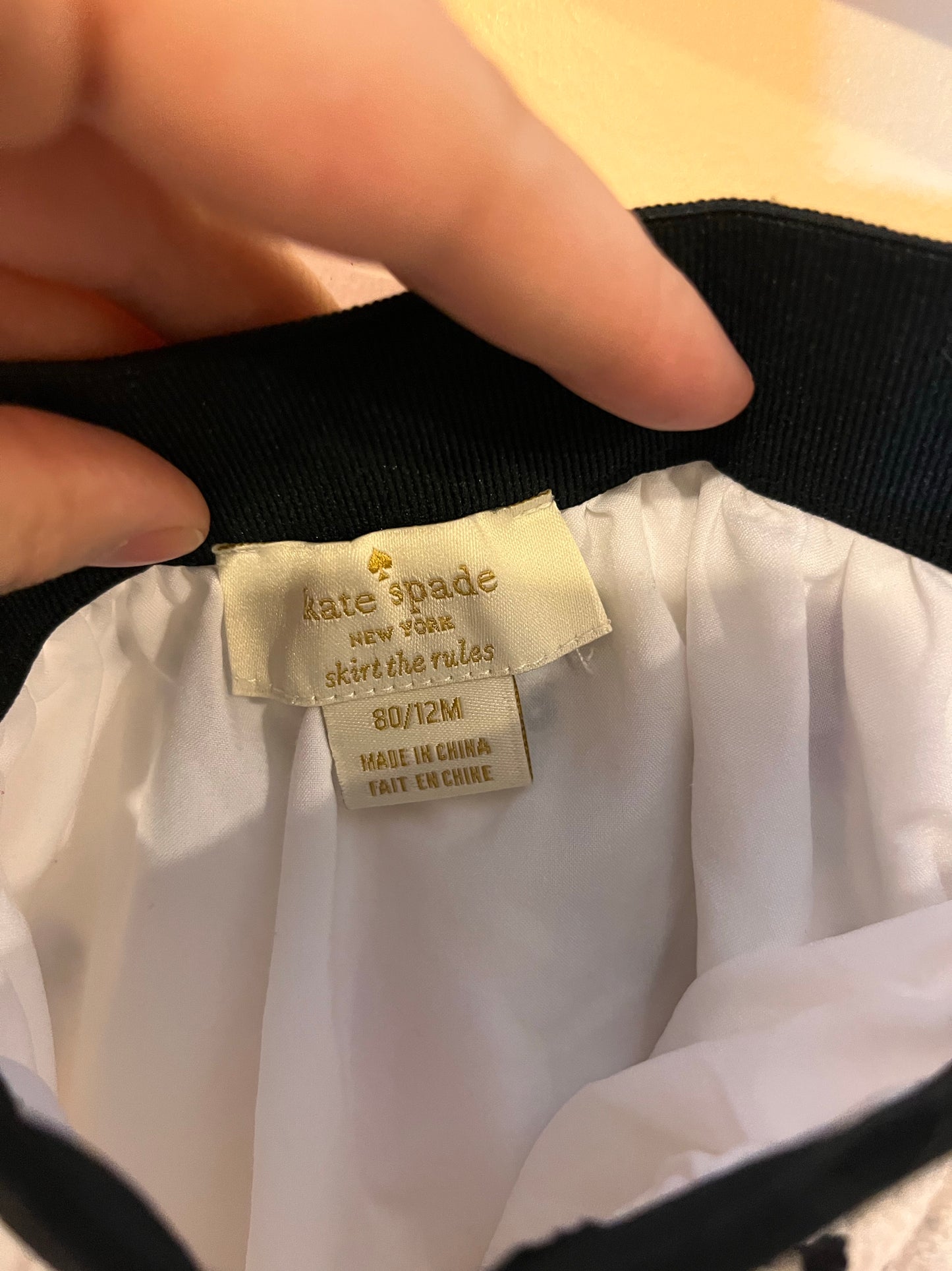 Kate Spade Monsters Skirt (12M)