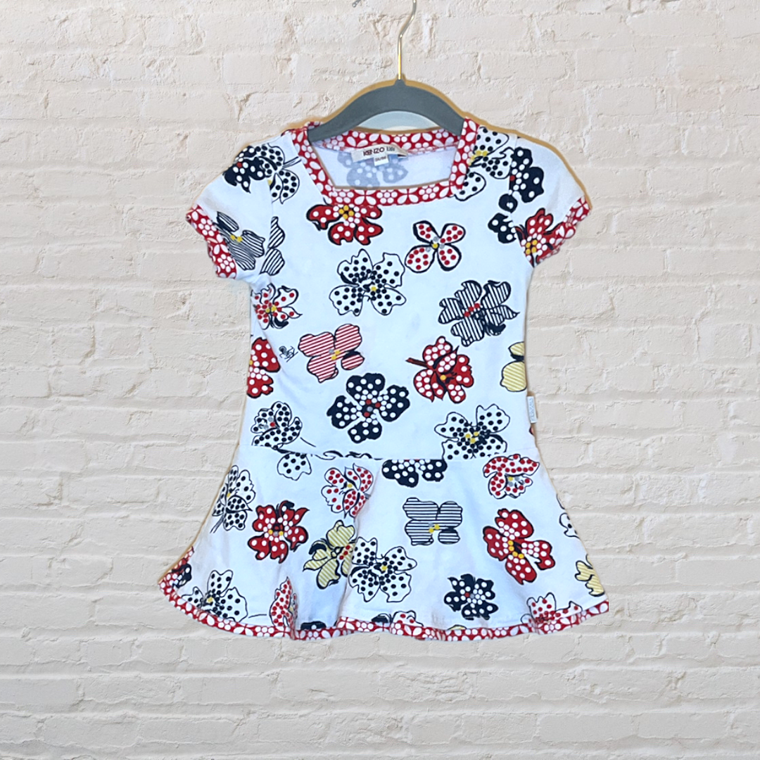 Kenzo Floral Peplum Dress (3T)