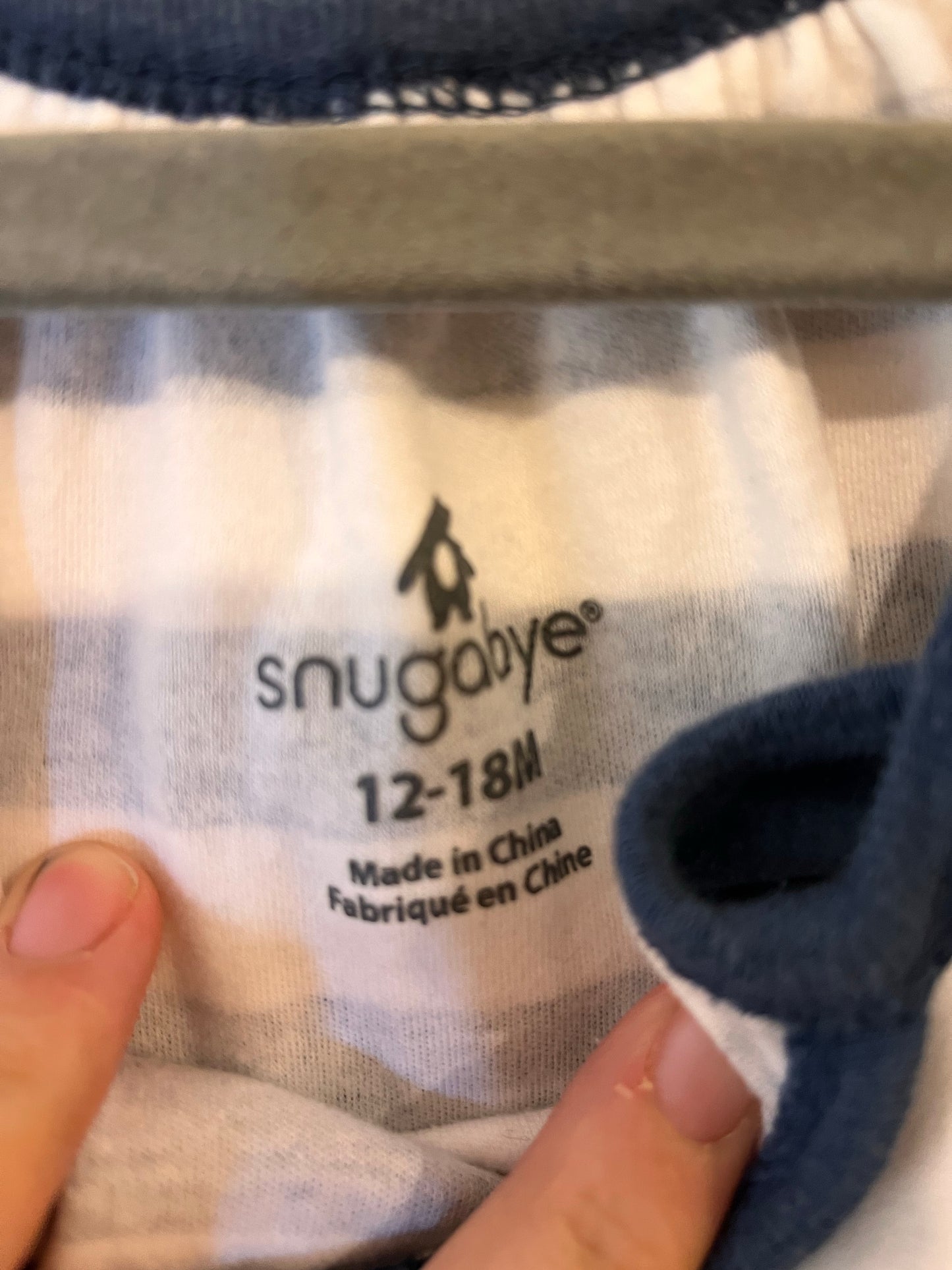 Snugabye Striped Romper (12-18)