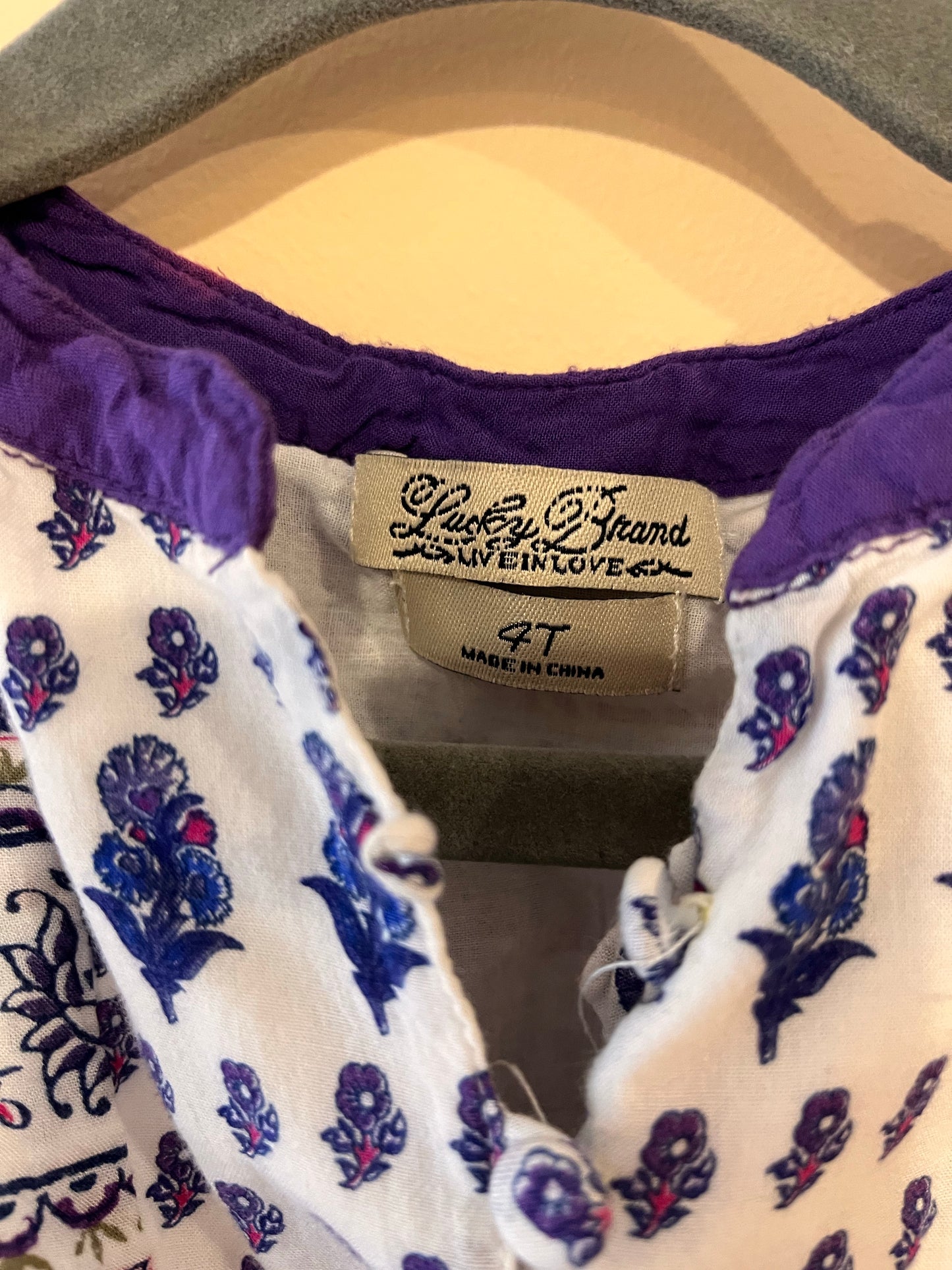 Lucky Brand Patterned Dress (4T)