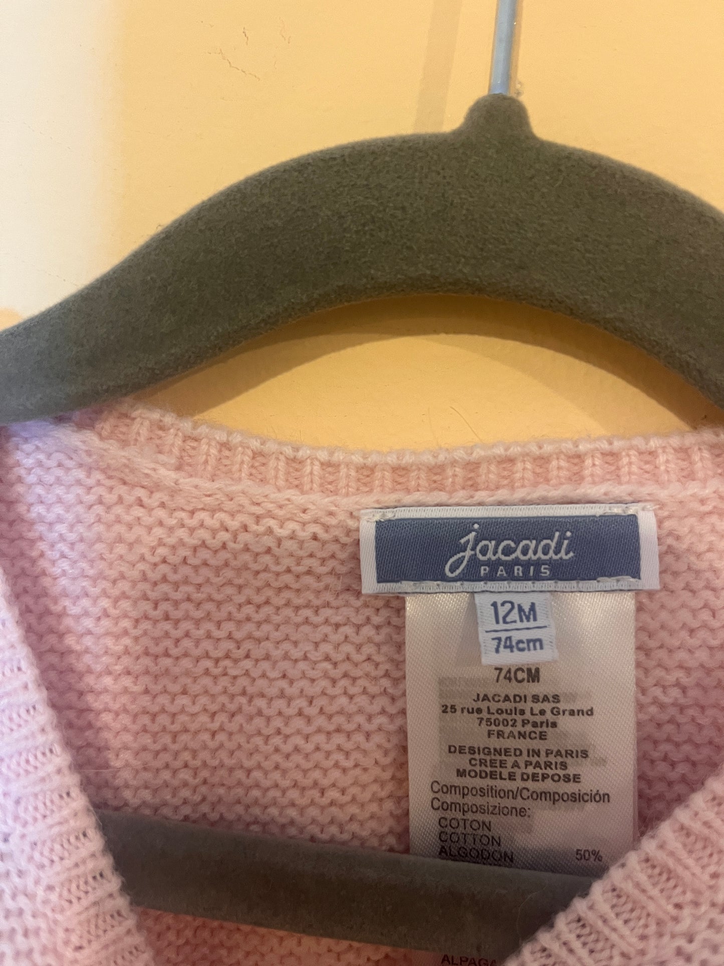 Jacadi Two-Piece Knit Set (12M)