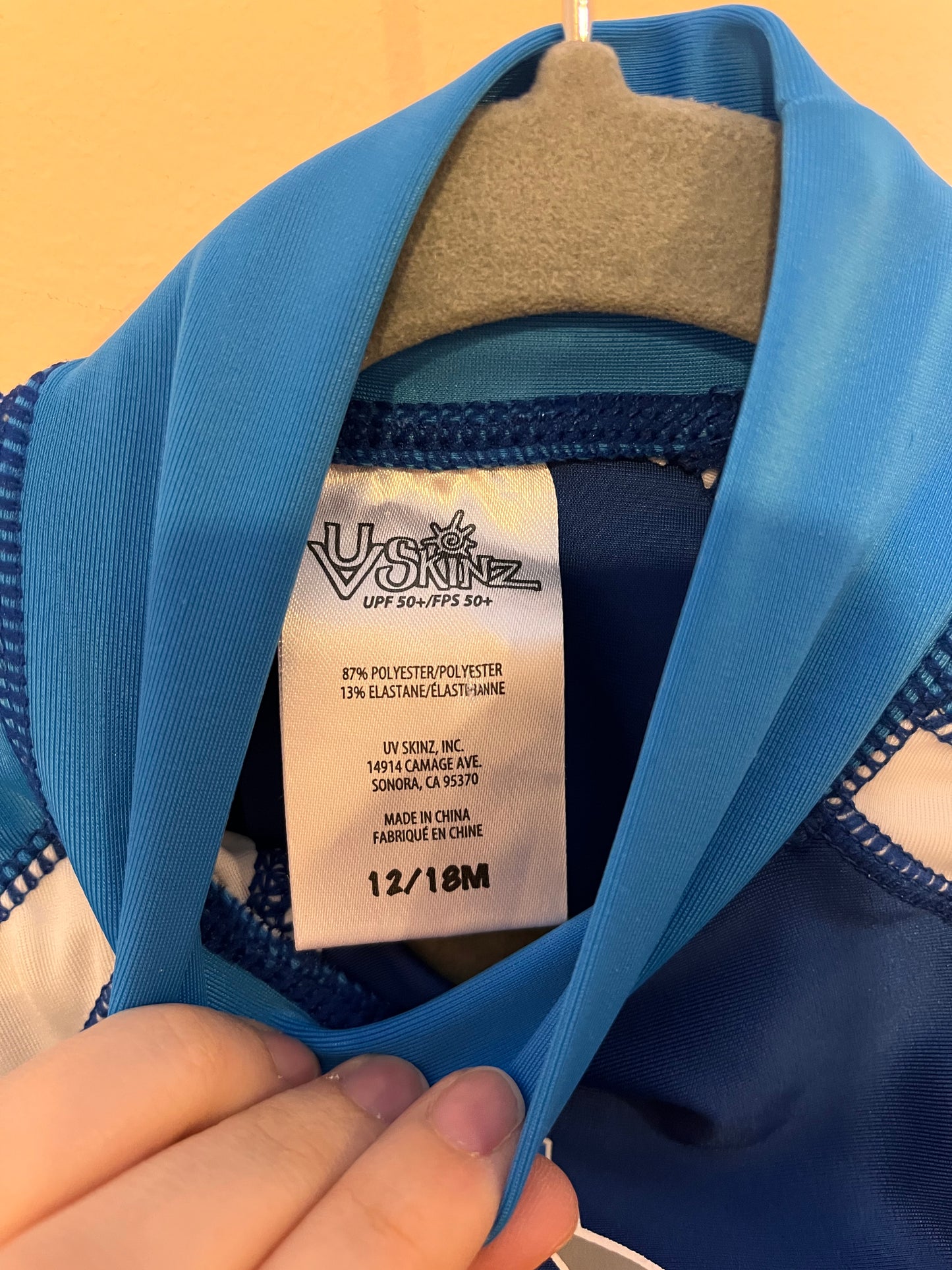 UV Skinz Sailboat Swim Top (12-18)