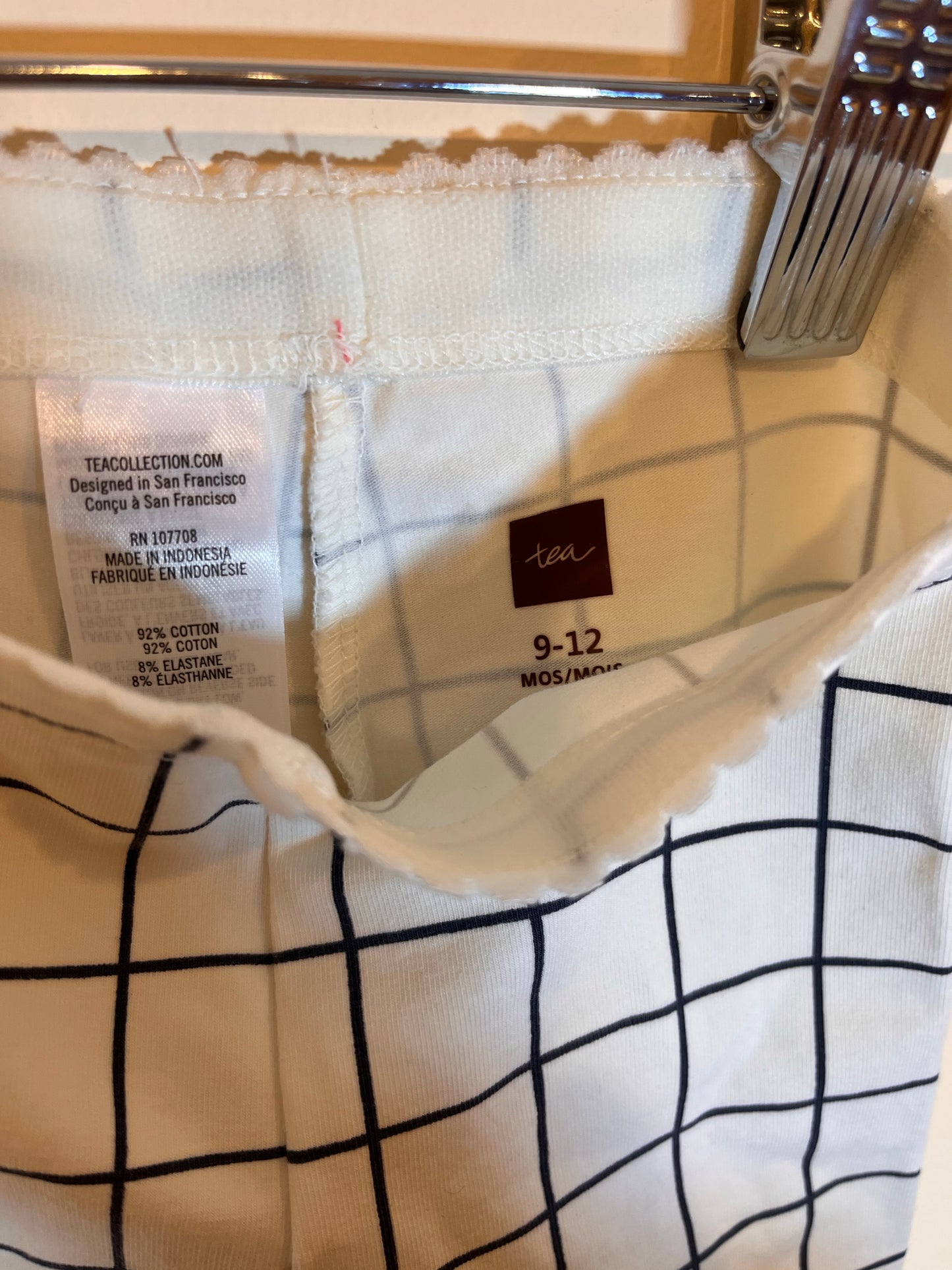 NEW! Tea Collection Grid Leggings (9-12)