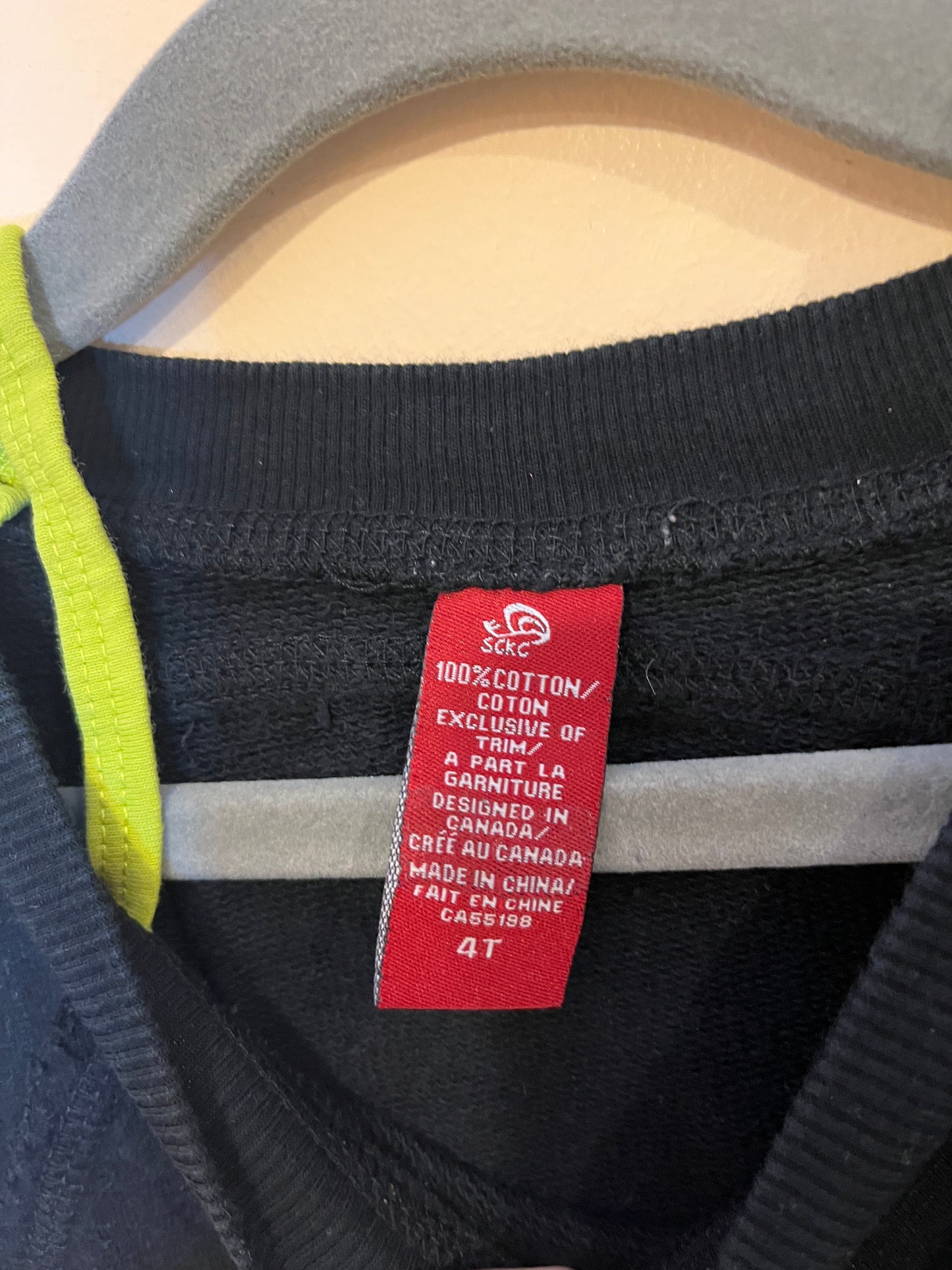 SCKC Paint Splatter Short-Sleeved Sweater (4T)