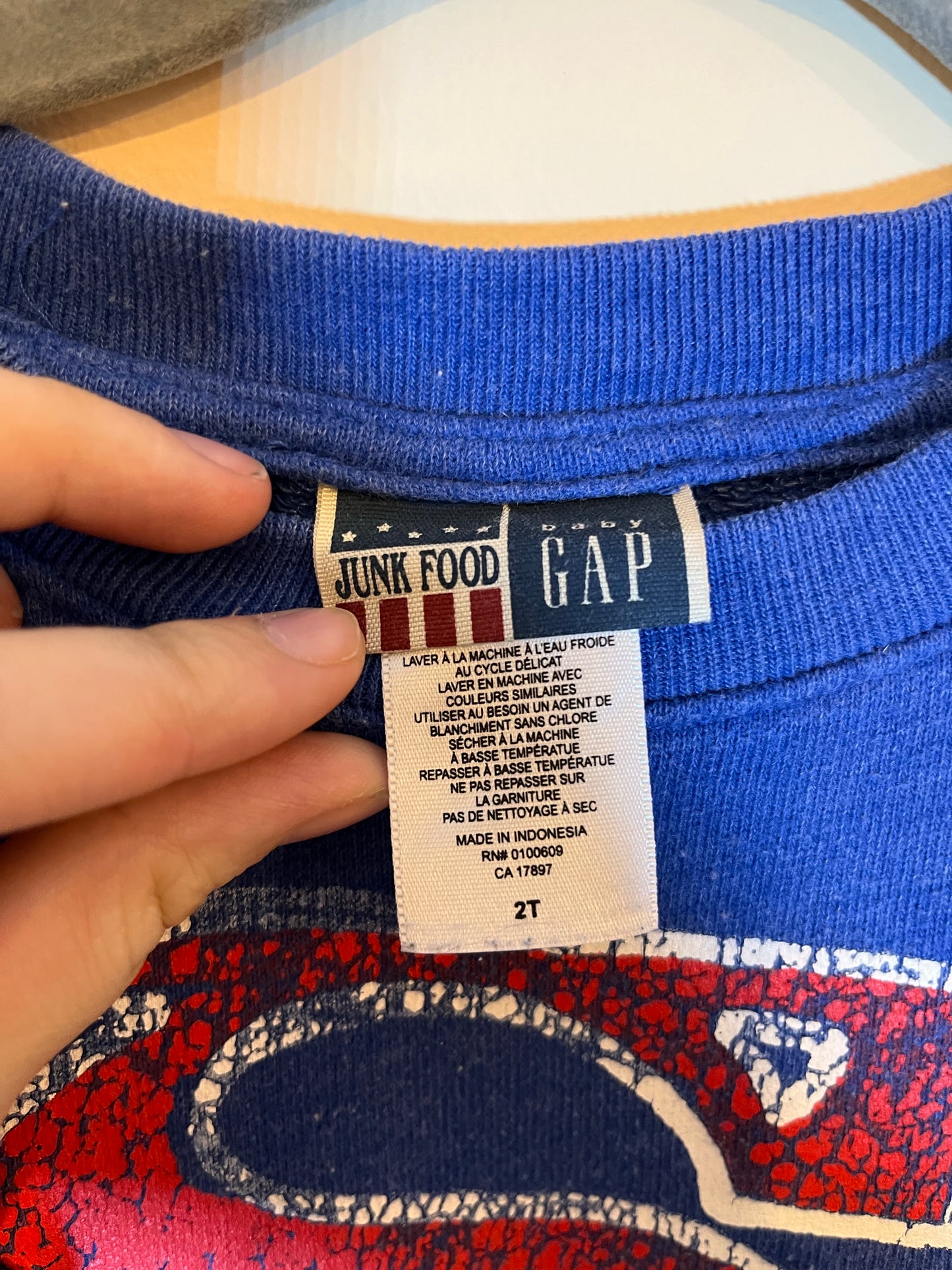 Junk Food x Gap Superman Sweater (2T)