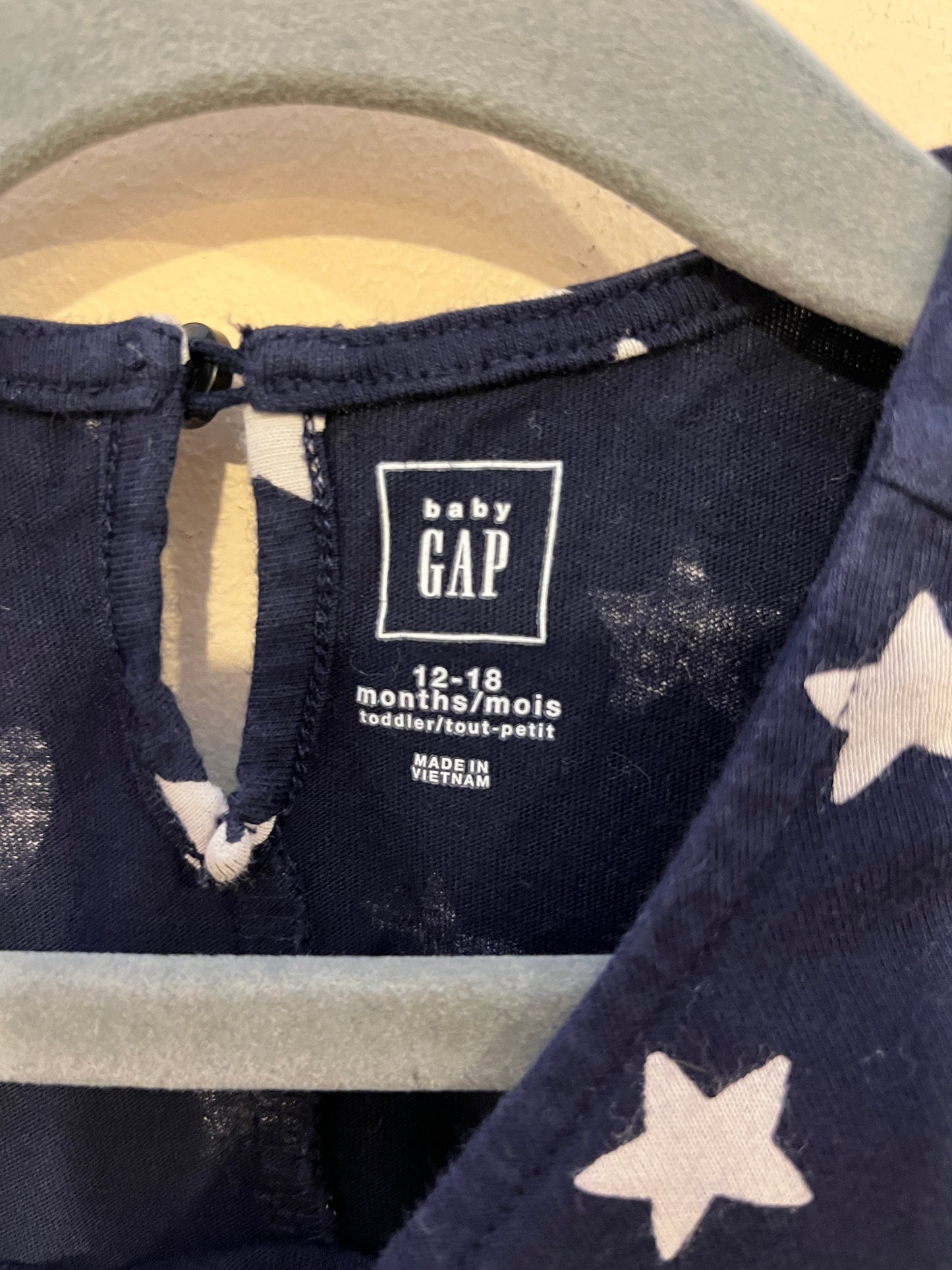 Gap Stars & Hearts Peplum Long-Sleeve (12-18)