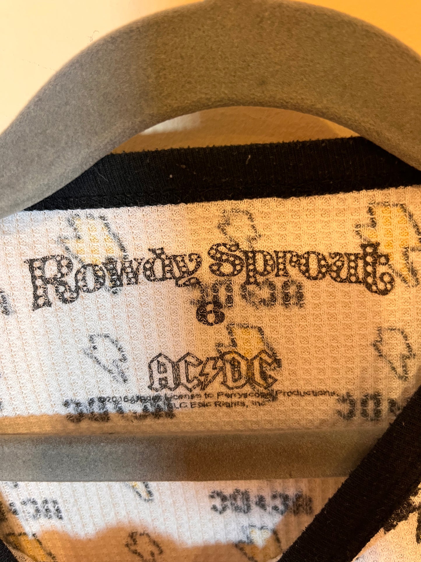 Rowdy Sprout AC/DC Waffle Lounge Top (6)