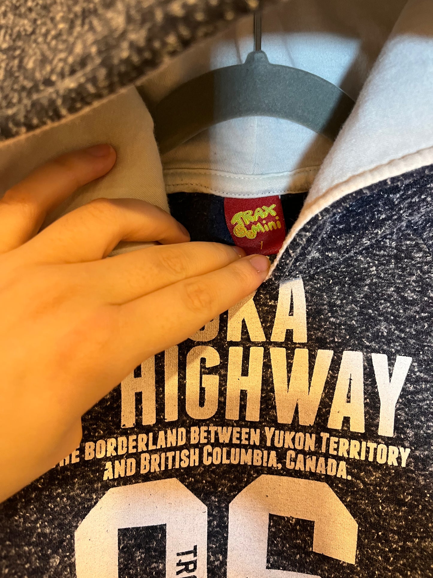 Trax Mini "Alaska Highway" Hoodie (12M)
