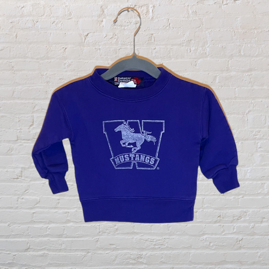 Western Mustangs Logo Crewneck (6M)