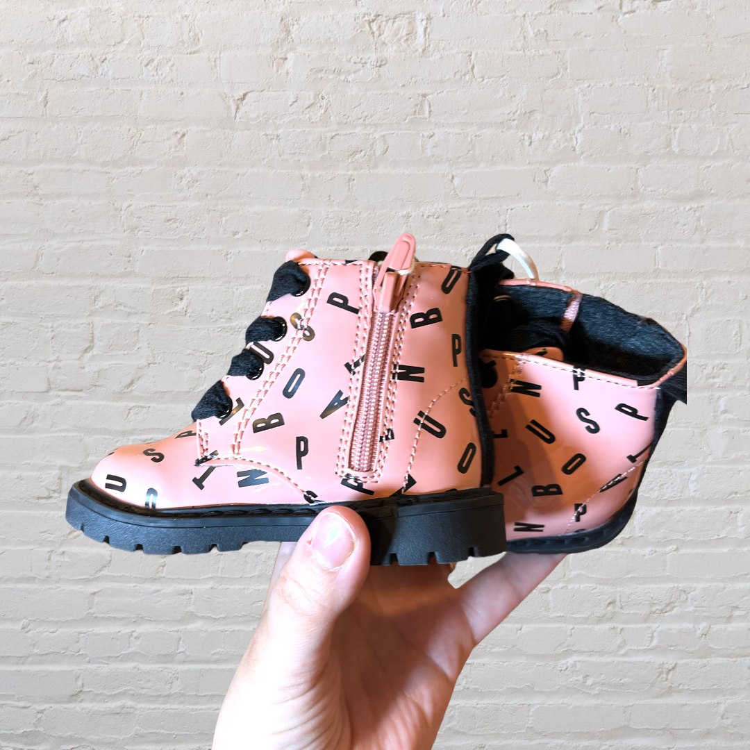 NEW! Zara “Unstoppable” Shiny Zip Booties (3 & 4)