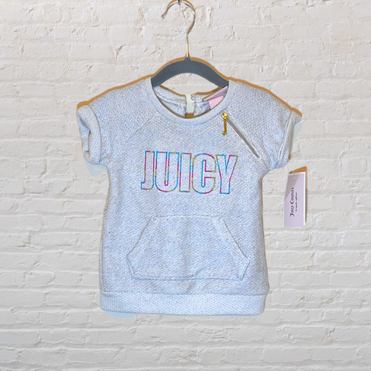 NEW! Juicy Short-Sleeved Shimmer Sweater (12M)