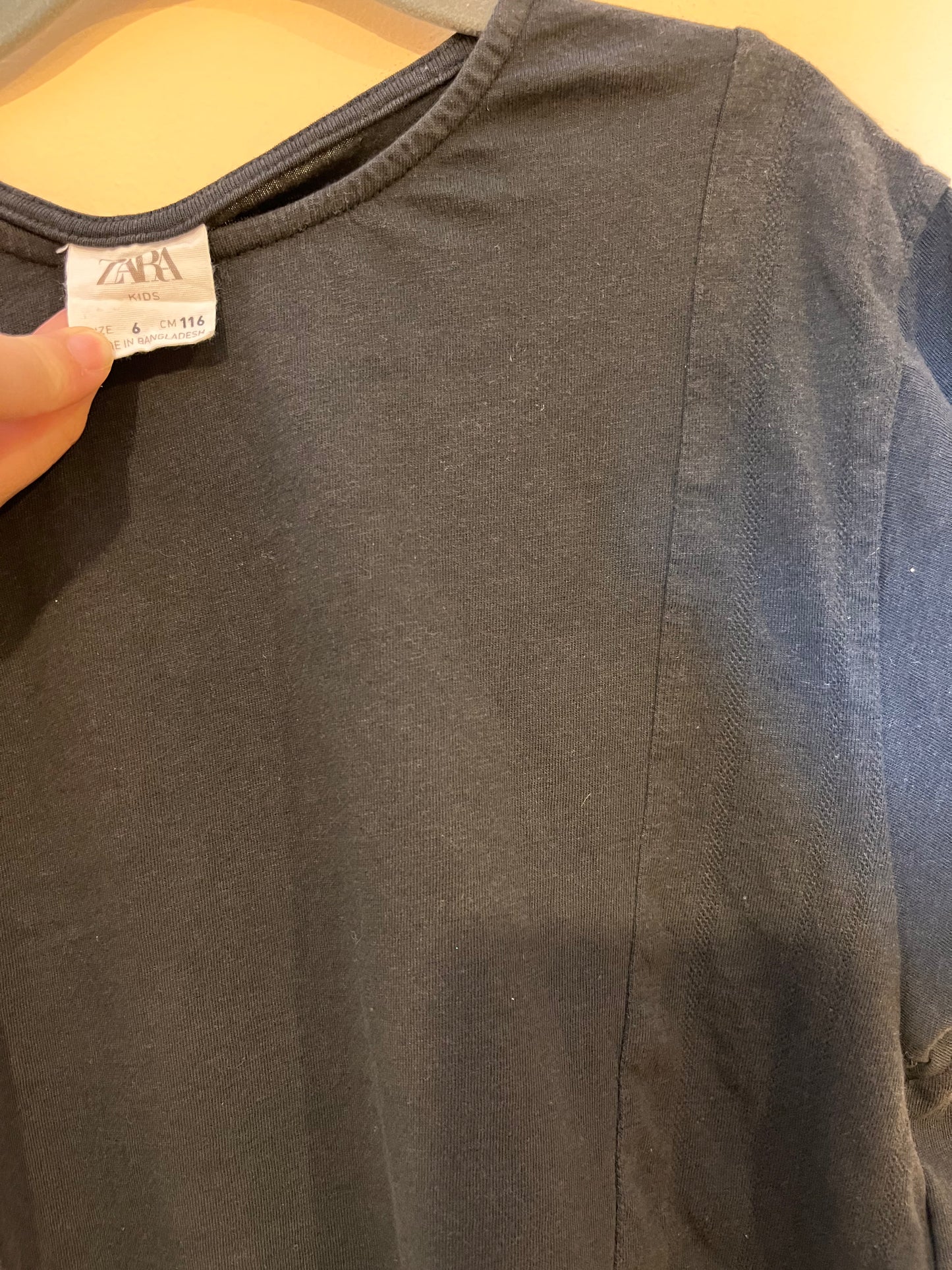 Zara Boxy T-Shirt With Seam Detail (6)