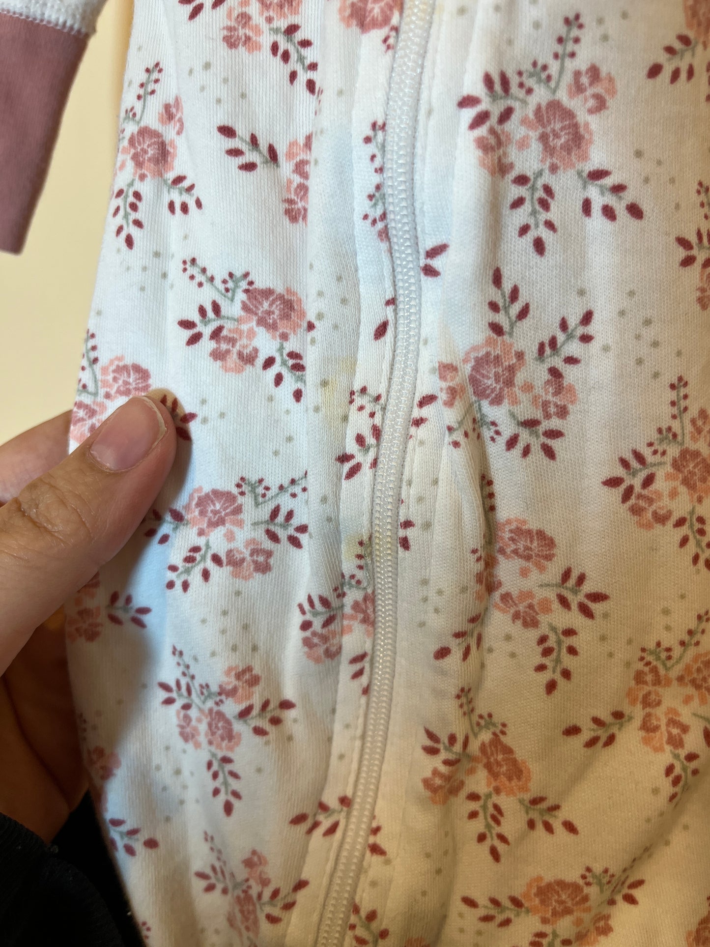 Sapling Organic Cotton Floral Sleeper (6-12)
