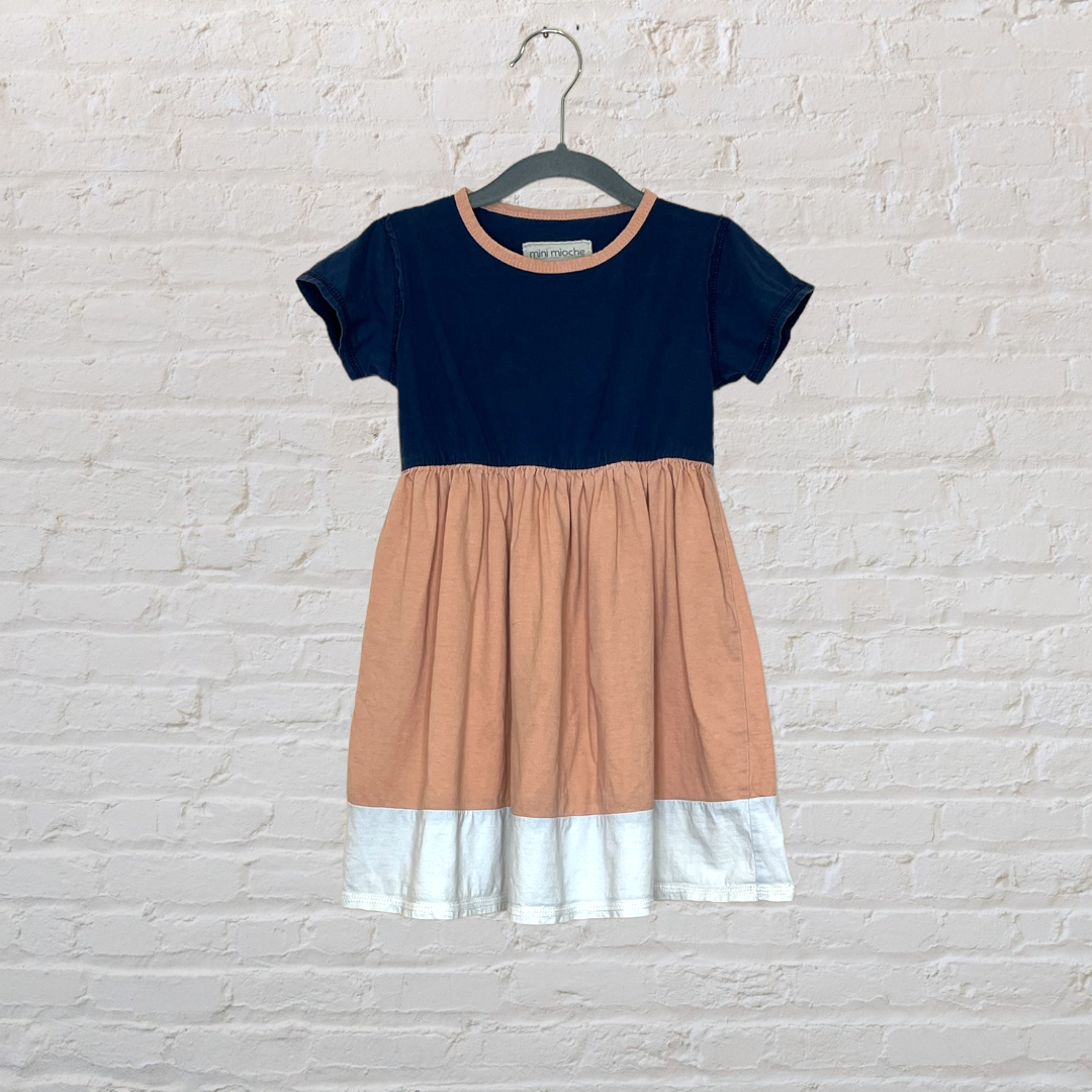 Mini Mioche Colour Block Dress (4T)