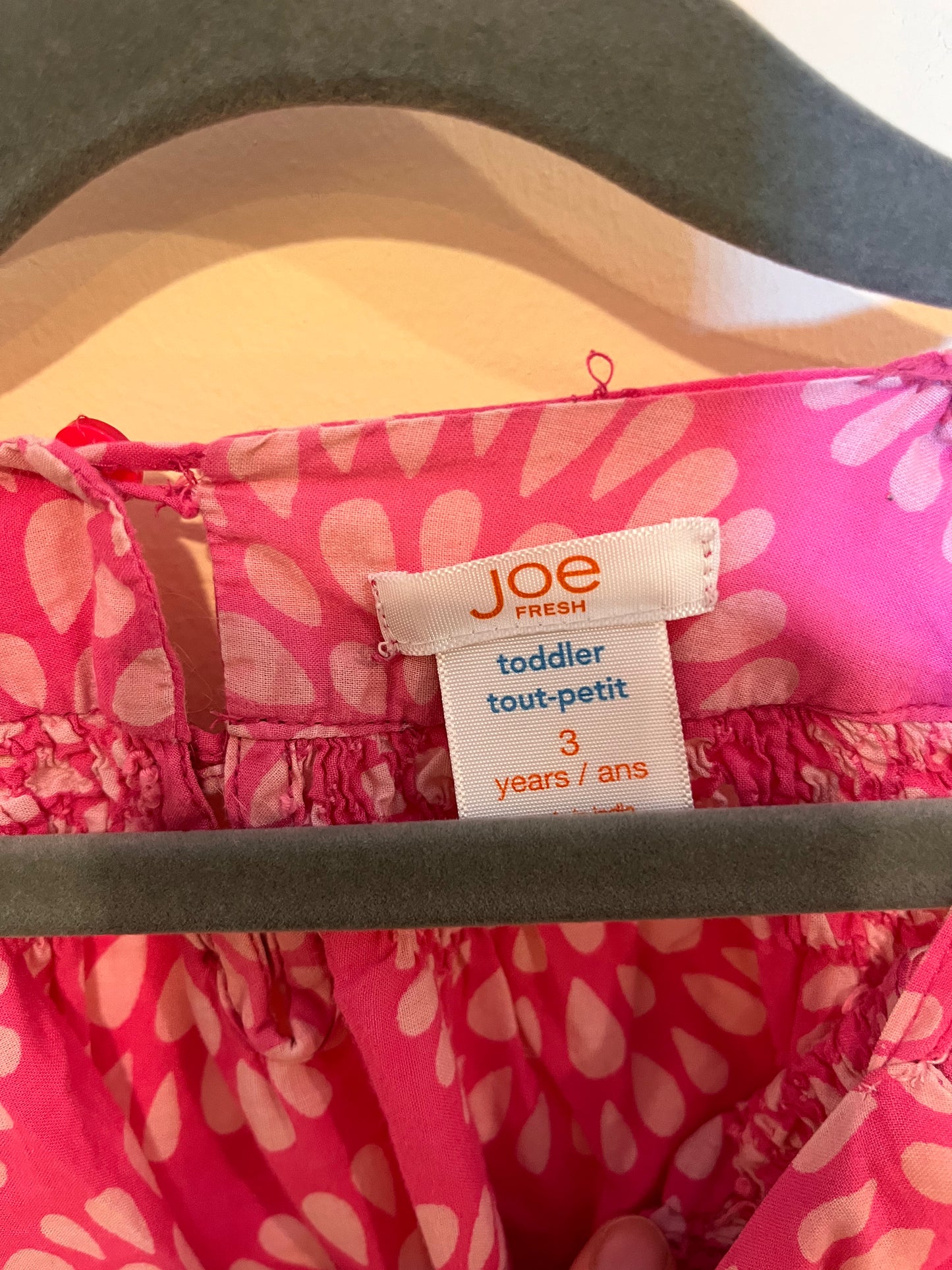 Joe Fresh Patterned Dress (3T)