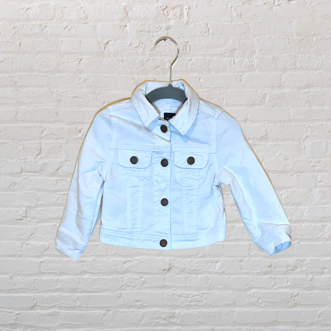 Gap White Denim Jacket (12-18)