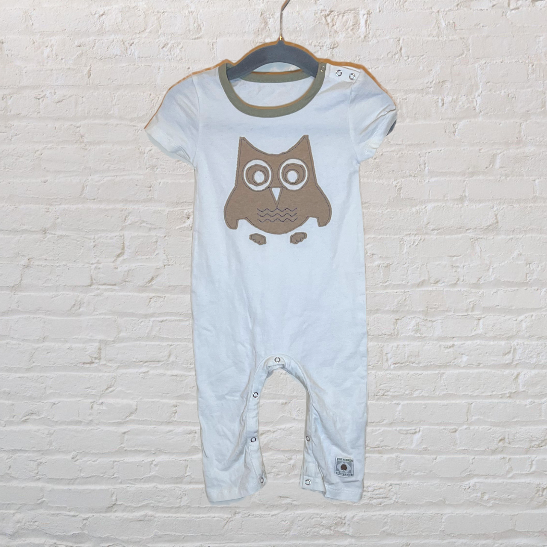 Unknown Brand Fox Fibre Owl Romper (6-12)