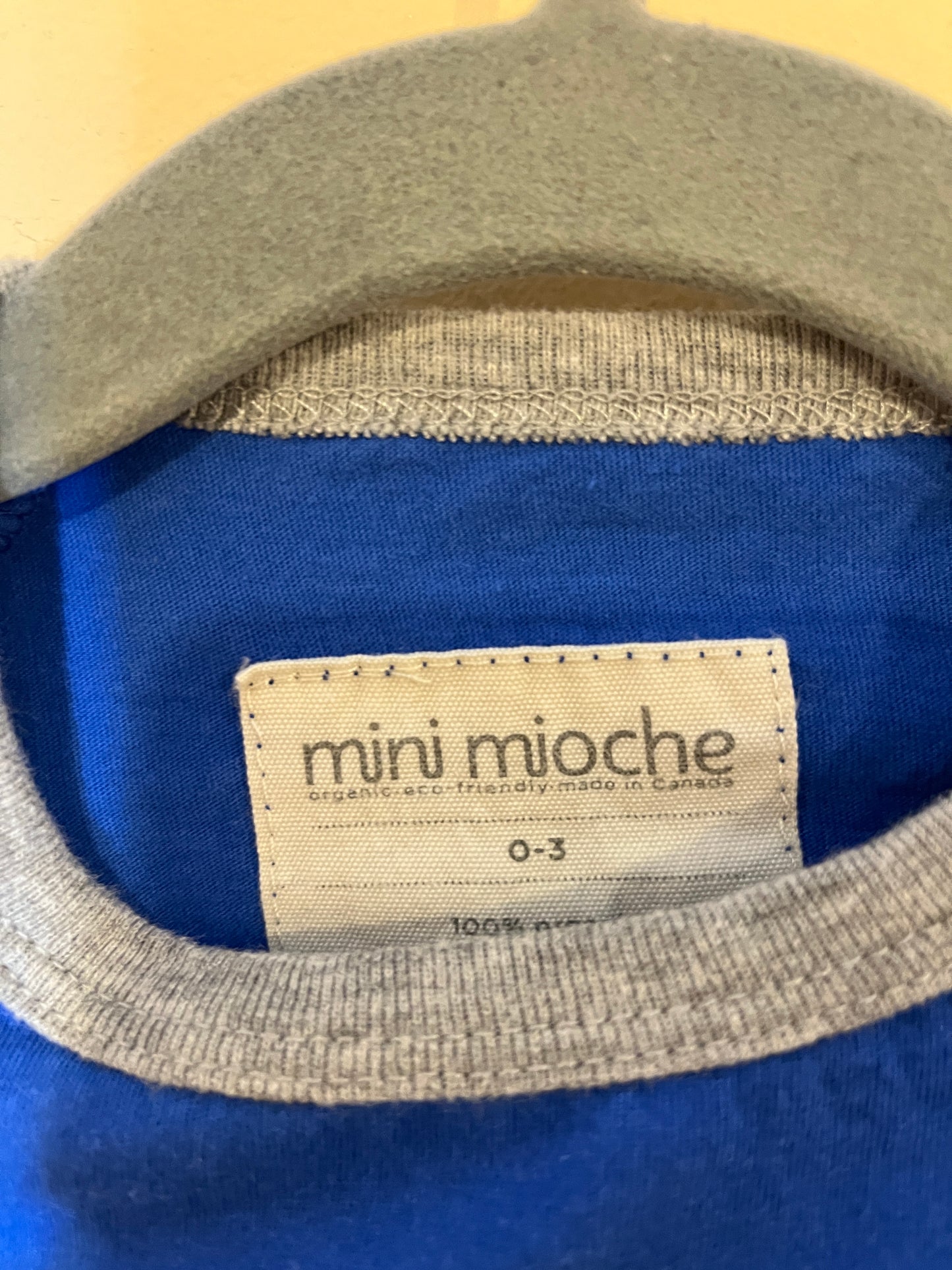 Mini Mioche Long-Sleeve Raglan (Multiple Colours) (0-3)
