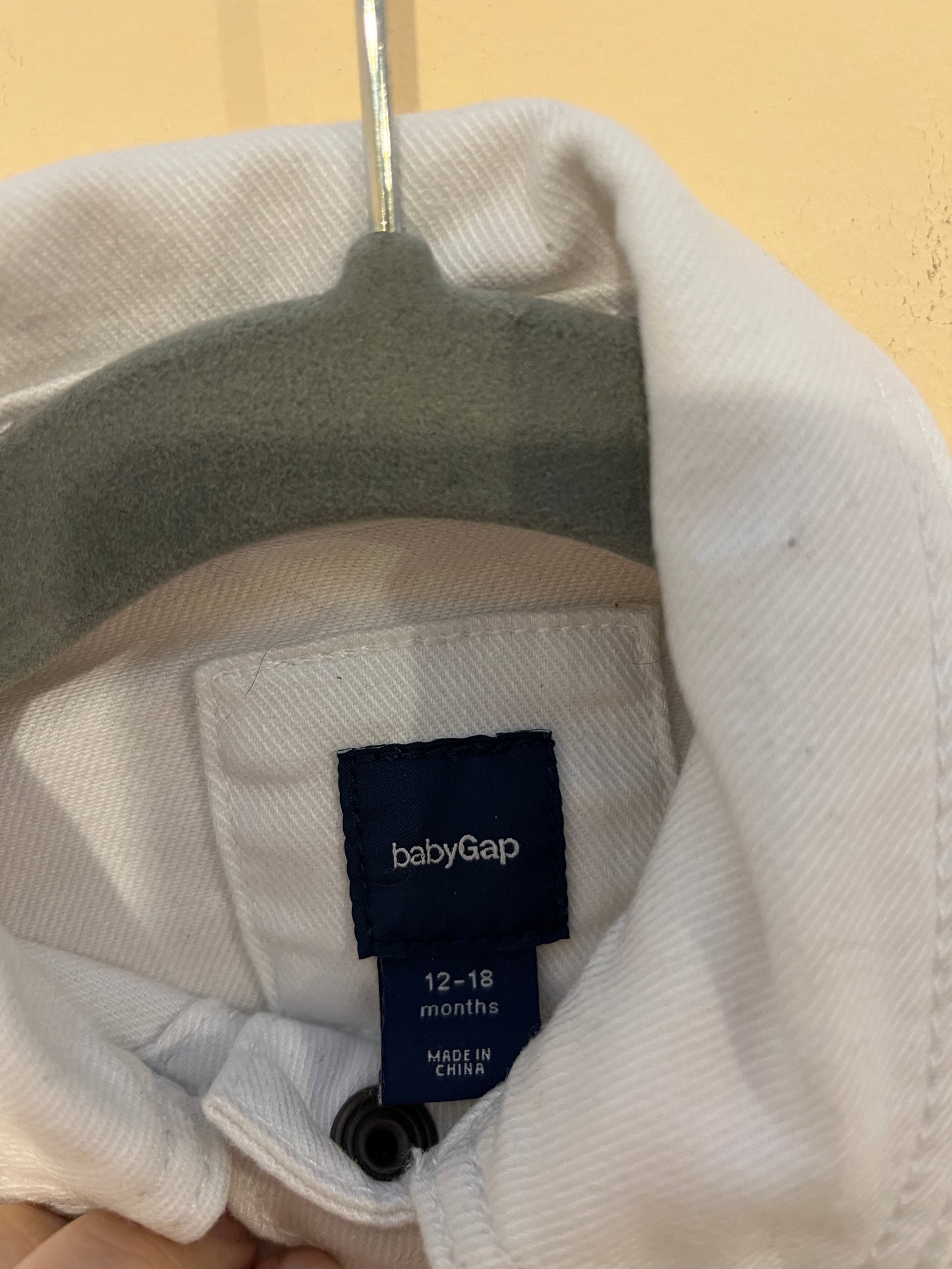 Gap White Denim Jacket (12-18)