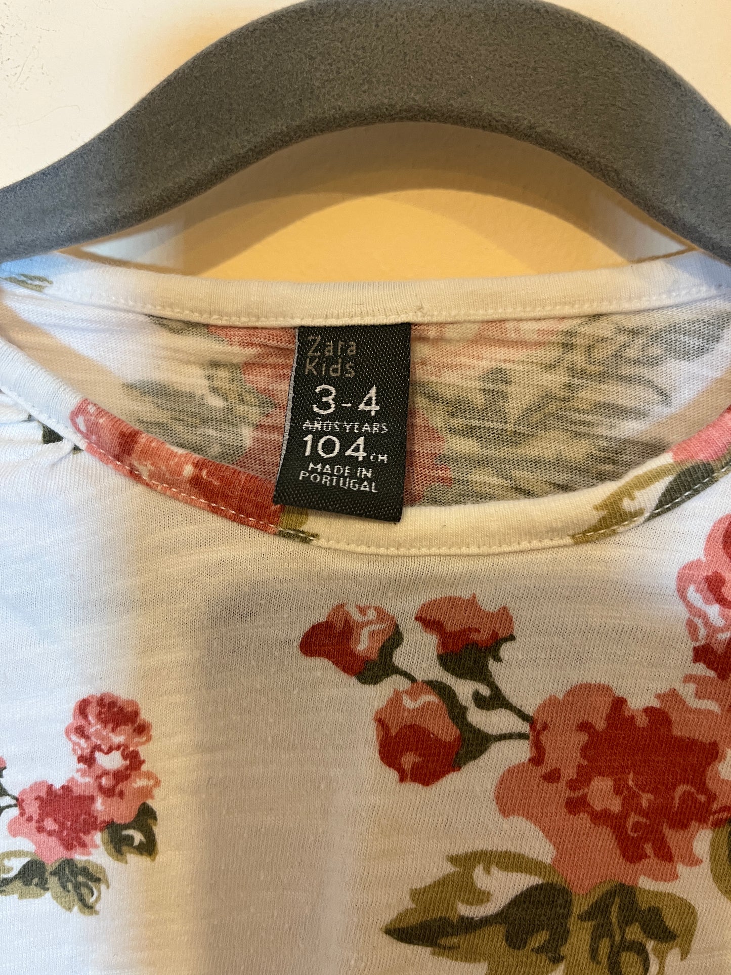 Zara Floral Pocket Long-Sleeve (4T)