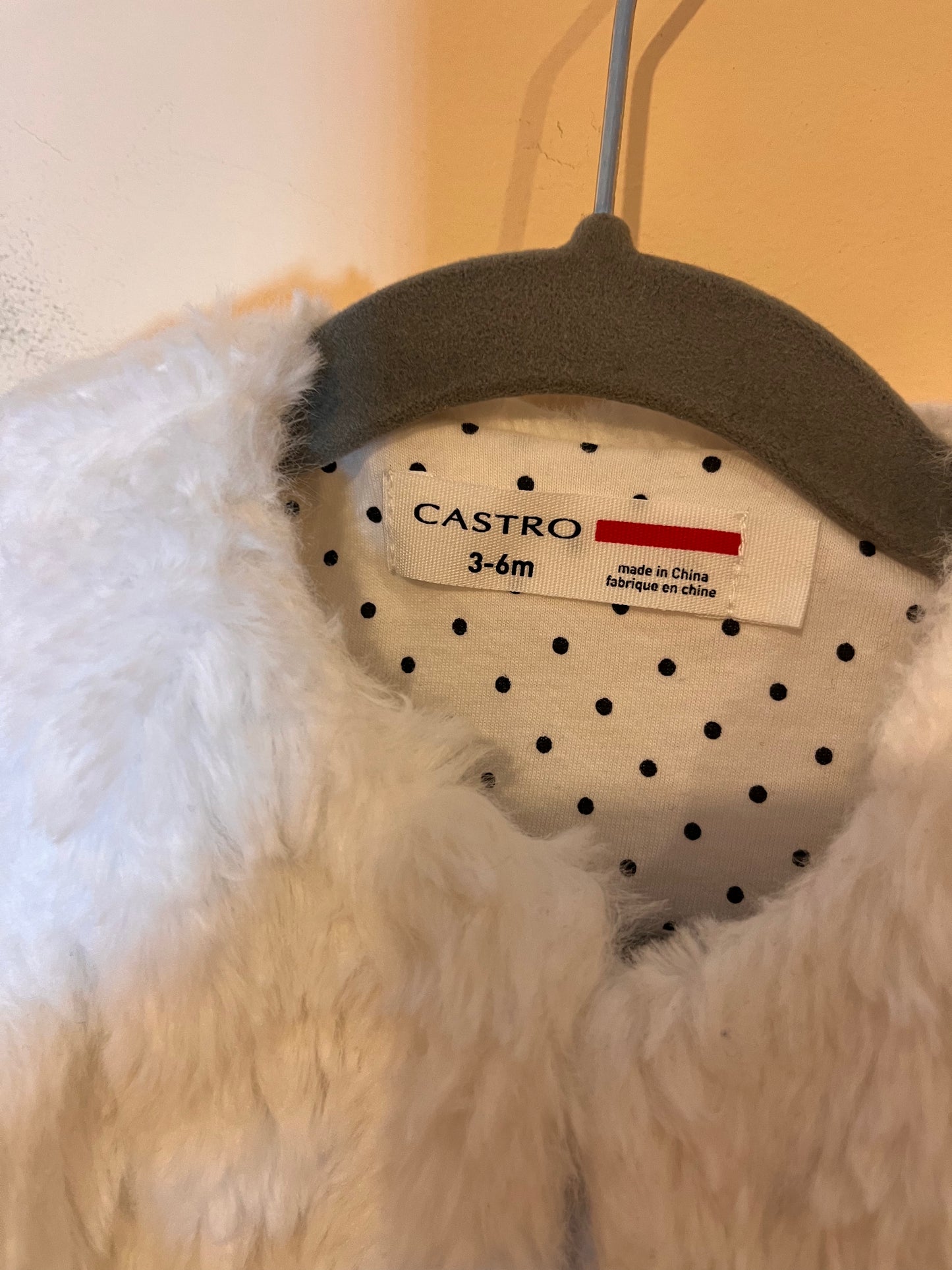Castro Faux Fur Vest (3-6)