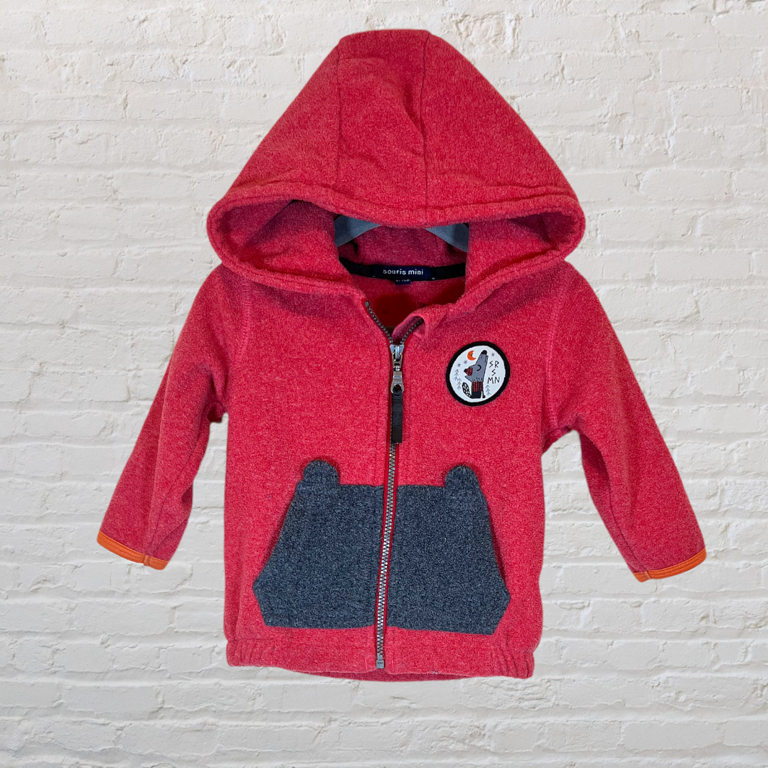 Souris Mini Fleece Zip Hoodie (6-9)
