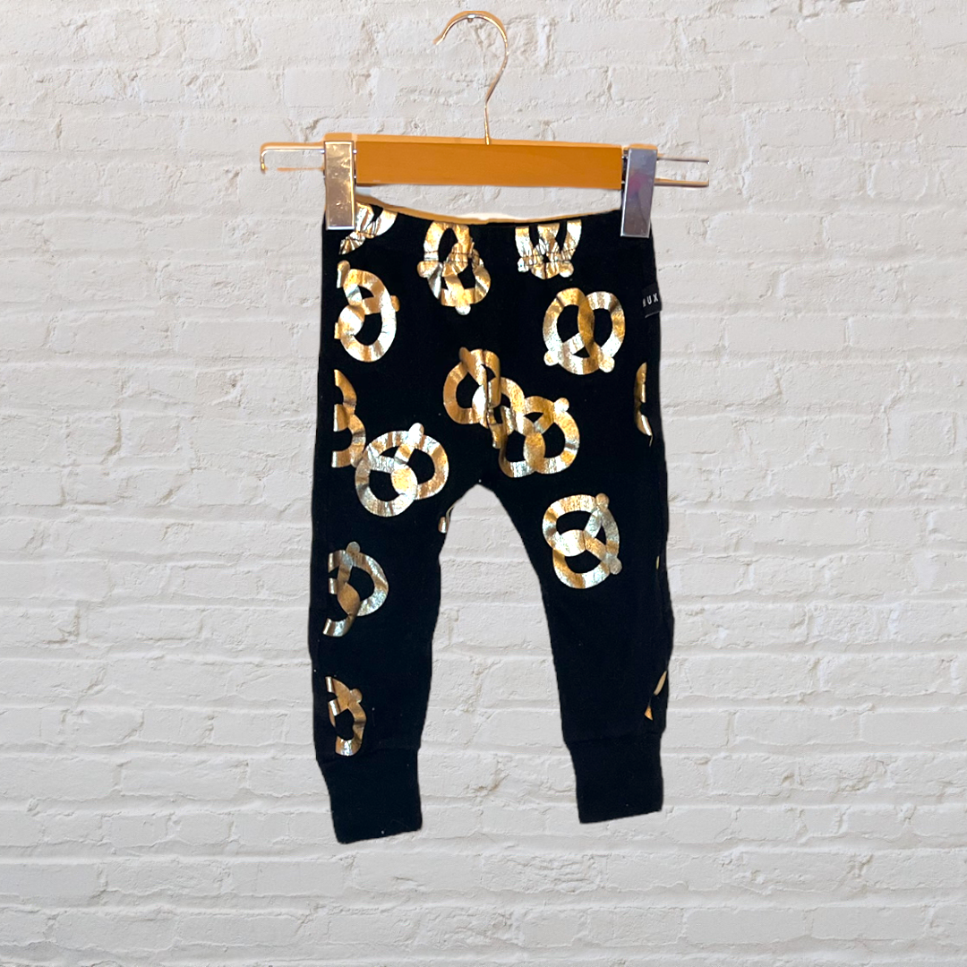 Huxbaby Metallic Pretzel Joggers (18-24)