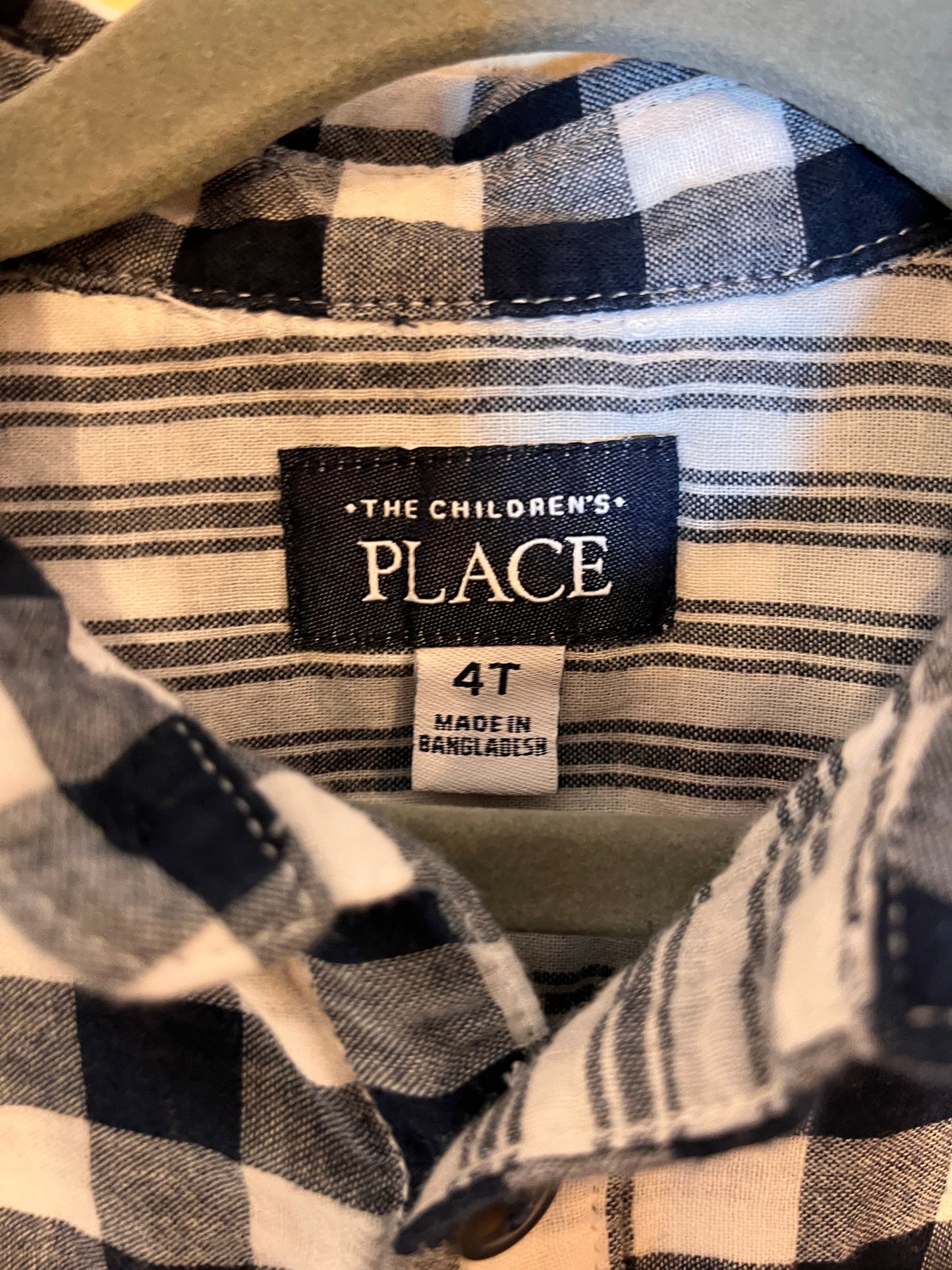 The Children’s Place Gingham Shirt (4T)