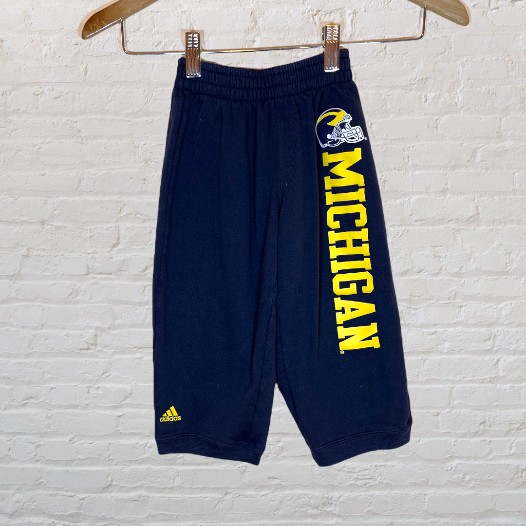 Adidas x Michigan Wide-Leg Sweatpants (3T)