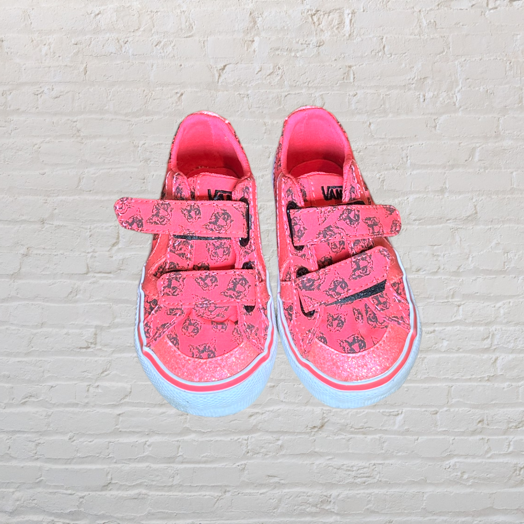 Vans Cat Print Velcro Sneakers (5)