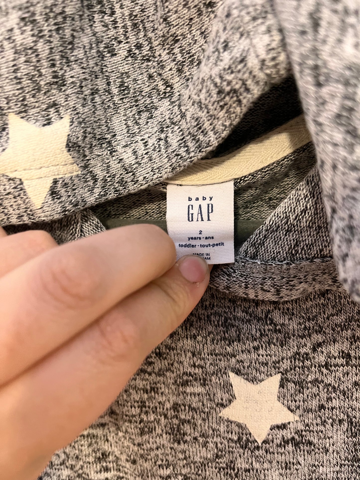 Gap Puffy Sleeve Hooded Long-Sleeve (2T)