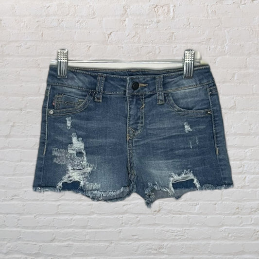 Vigoss Distressed Denim Shorts (6)