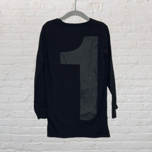 Nununu '1' High-Low Long-Sleeve (6-7)