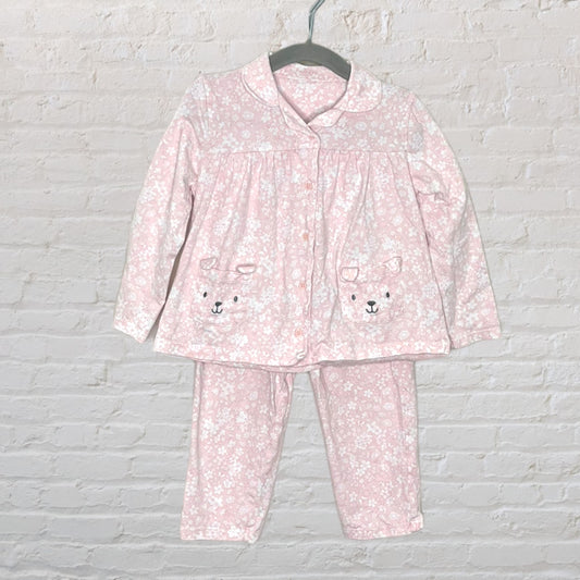 Little Nutmeg Floral Dog Pocket Pyjamas (3T)