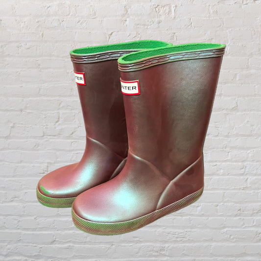 Hunter Iridescent Rain Boots (Footwear 10)