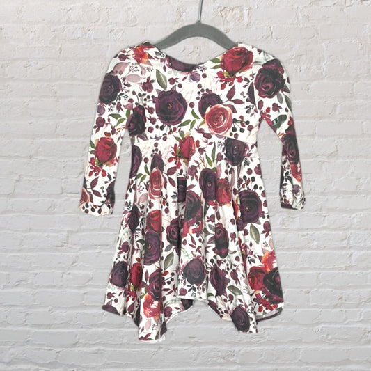 Spot The Elephant Floral Twirl Dress (2T)