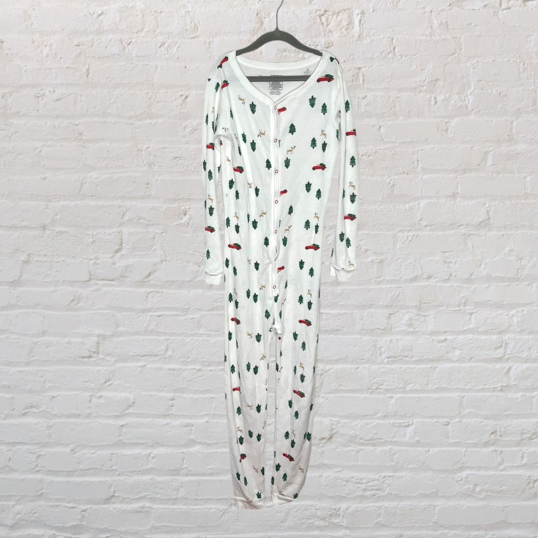 Carter's Christmas Tree Car Waffle Romper (10)