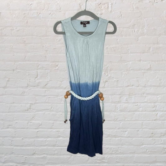 Imoga Slouchy Belted Ombre Dress (4T)