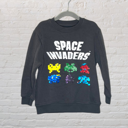 Zara Space Invaders Flip-Sequin Sweater (6)
