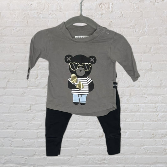 Huxbaby Bear Graphic Set (0-3)