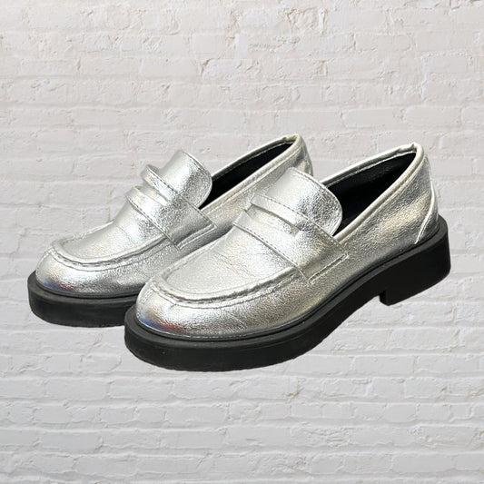 Zara Metallic Loafers (Footwear 13)