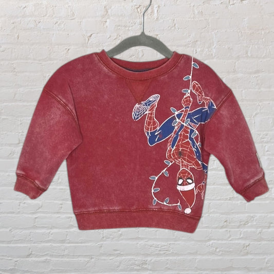 Marvel Christmas Light Spider-Man Sweater (12M)