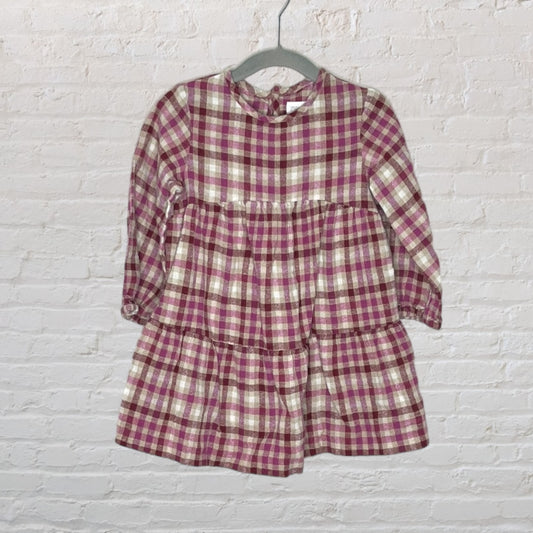 Zara Tiered Plaid Dress (4T)