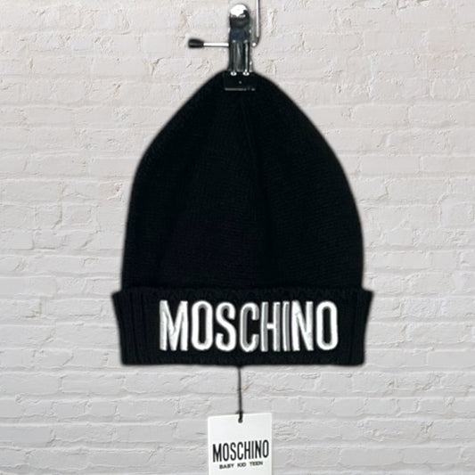 Moschino Wool Blend Branded Beani (4-5)