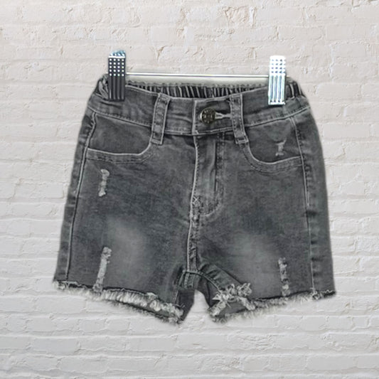 Little Bipsy DIstressed Denim Shorts (18-24)