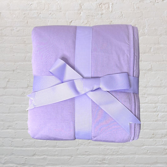 Bubble Baby Bamboo Lavender Toddler Blanket