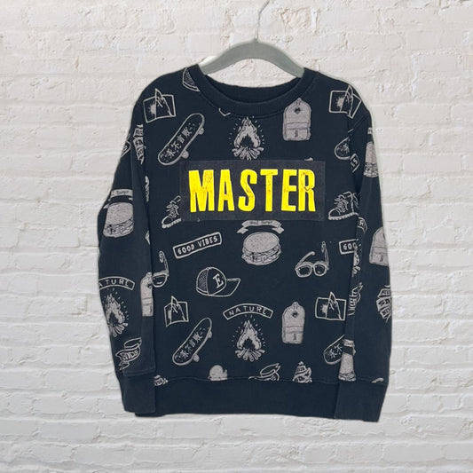 Zara 'Master' Mixed-Media Sweater (7)