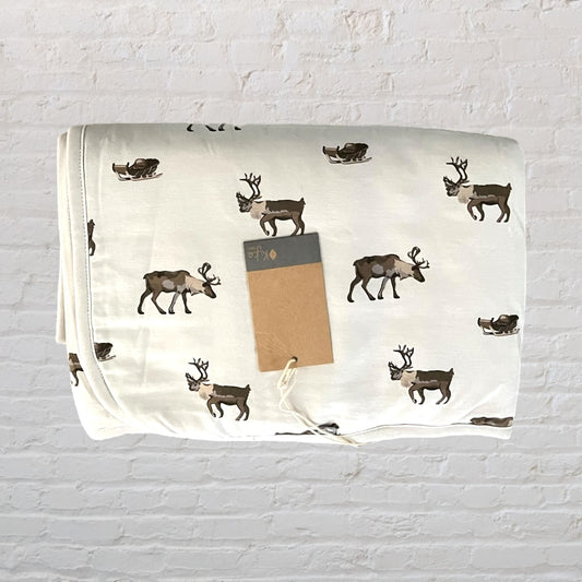 Kyte Baby Bamboo Reindeer Baby Blanket