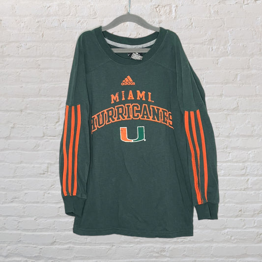Adidas Miami Hurricanes Long-Sleeve (8)
